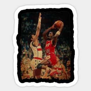 Michael Jordan vs Washington Bullets, 1985 Vintage Sticker